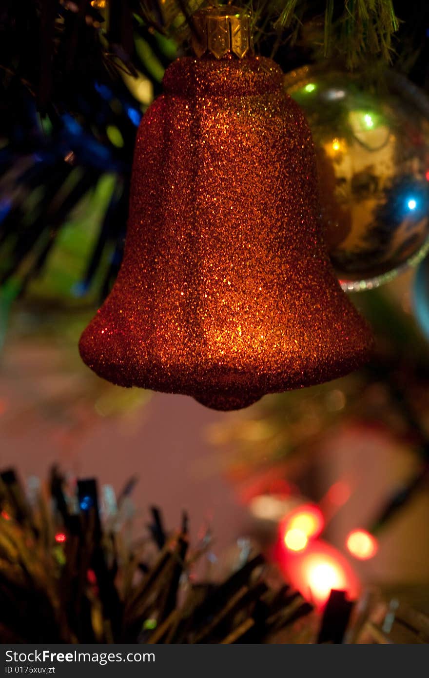 Typical christmas decorations in various locations.