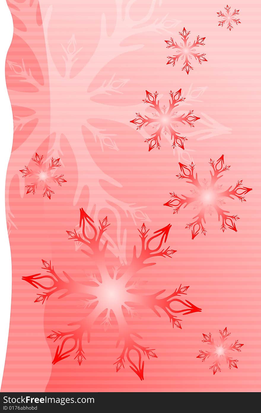 Vector illustration of Snowflake Decoration