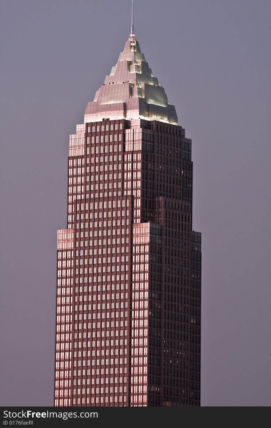 Skyscraper in downtown Cleveland, Ohio.