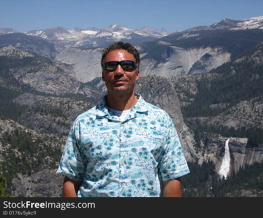 Tourist in Yosemite