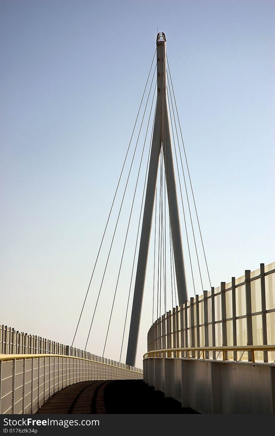 Bridgeway and Tower between two parks