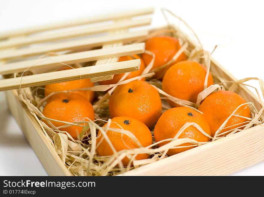 Tangerines With Straw