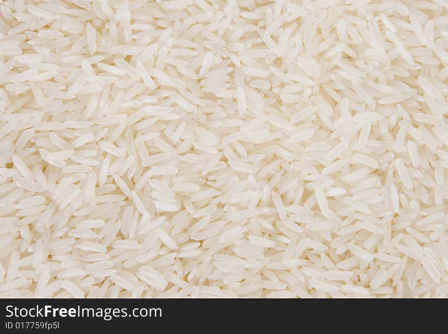 Background of white rice