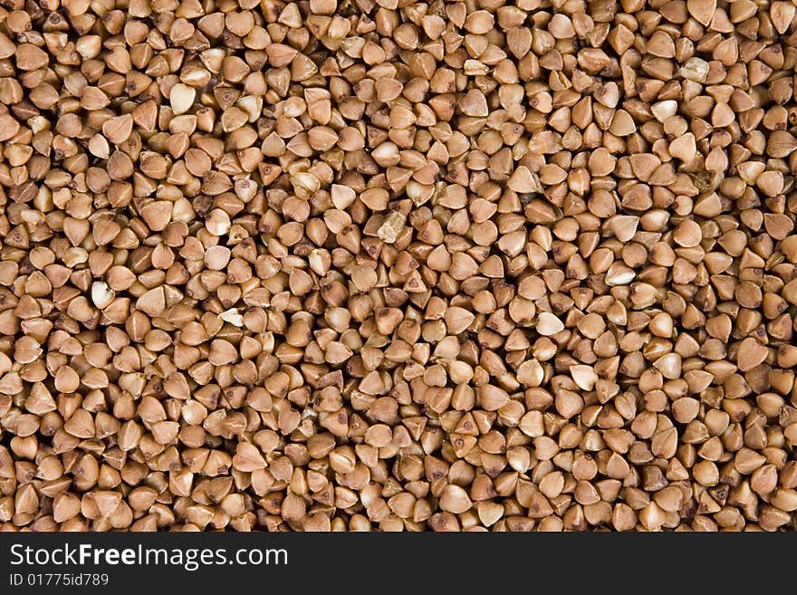 Background Of Brown Buckwheat