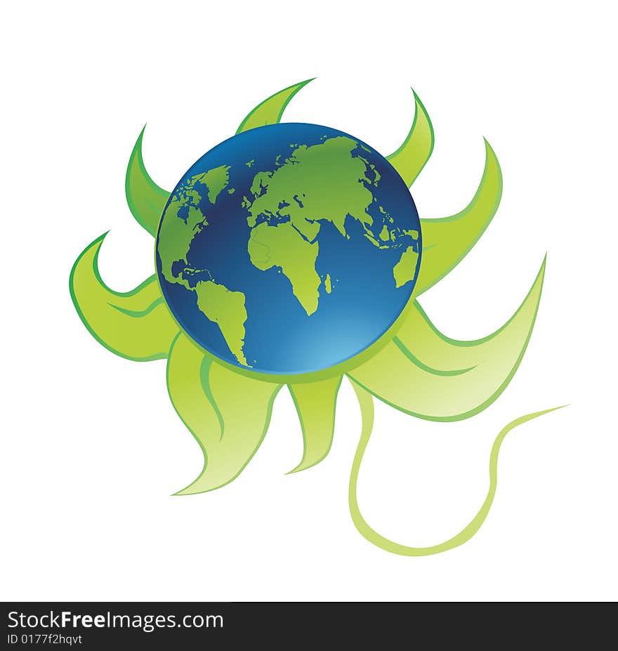 Earth planet design vector illustration