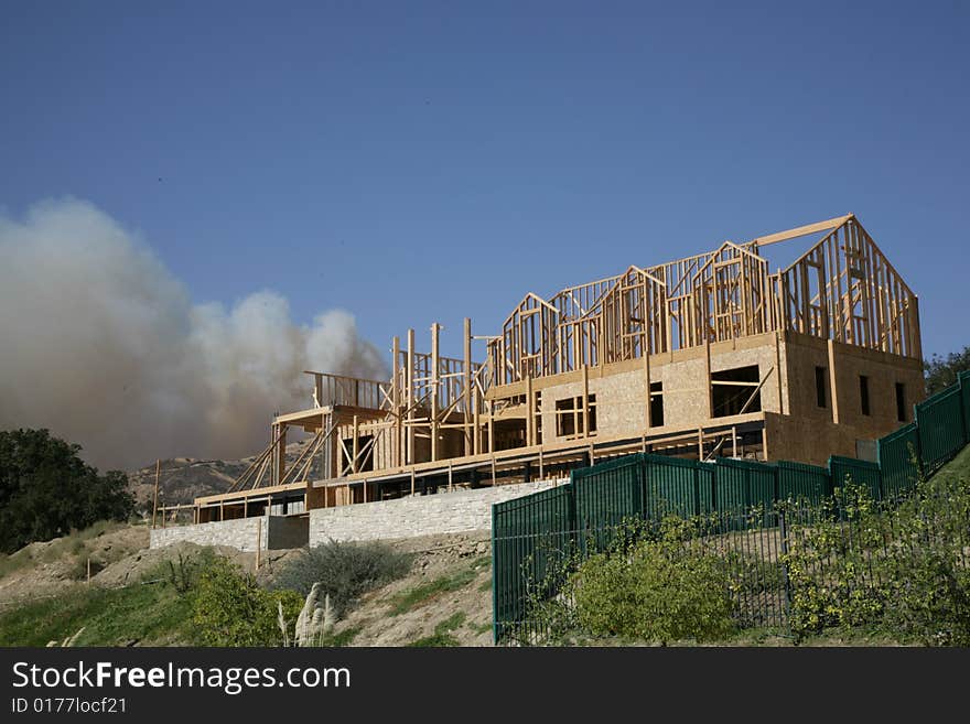 California Wildfire Near Home