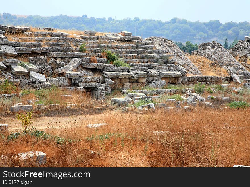 Ruins of the Roman stadium.