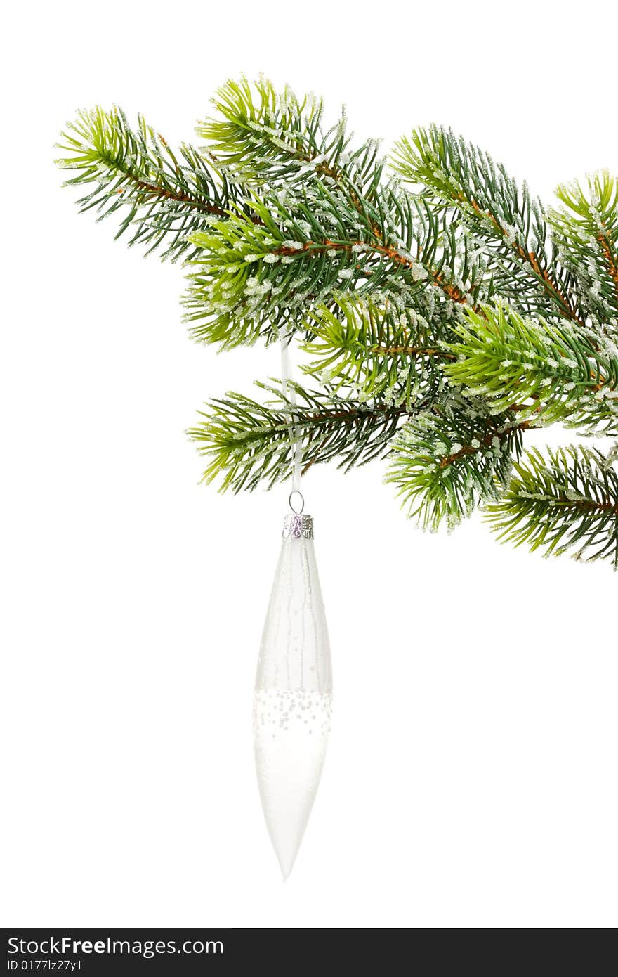 Christmas decoration on a white background. Christmas decoration on a white background.