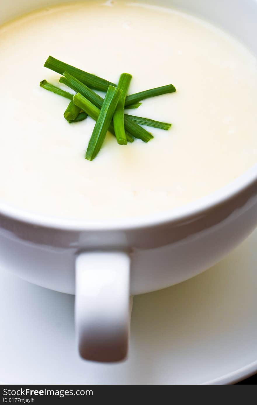 Fresh asparagus soup