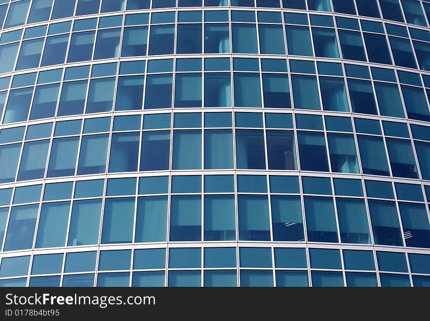 Business modern glass building background. Business modern glass building background