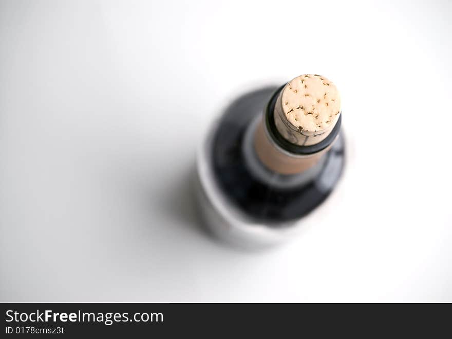 Shallow Focus wine bottle