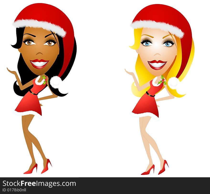 Female Santa Helpers