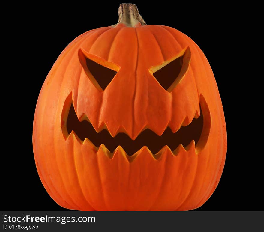 A Black Eyed Jack-o-lantern