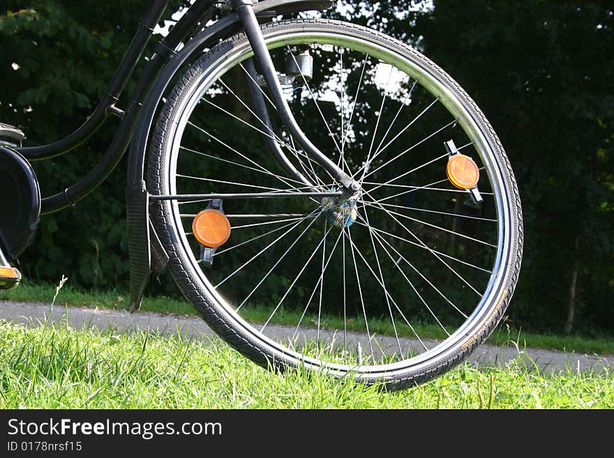 Wheel from an old bike