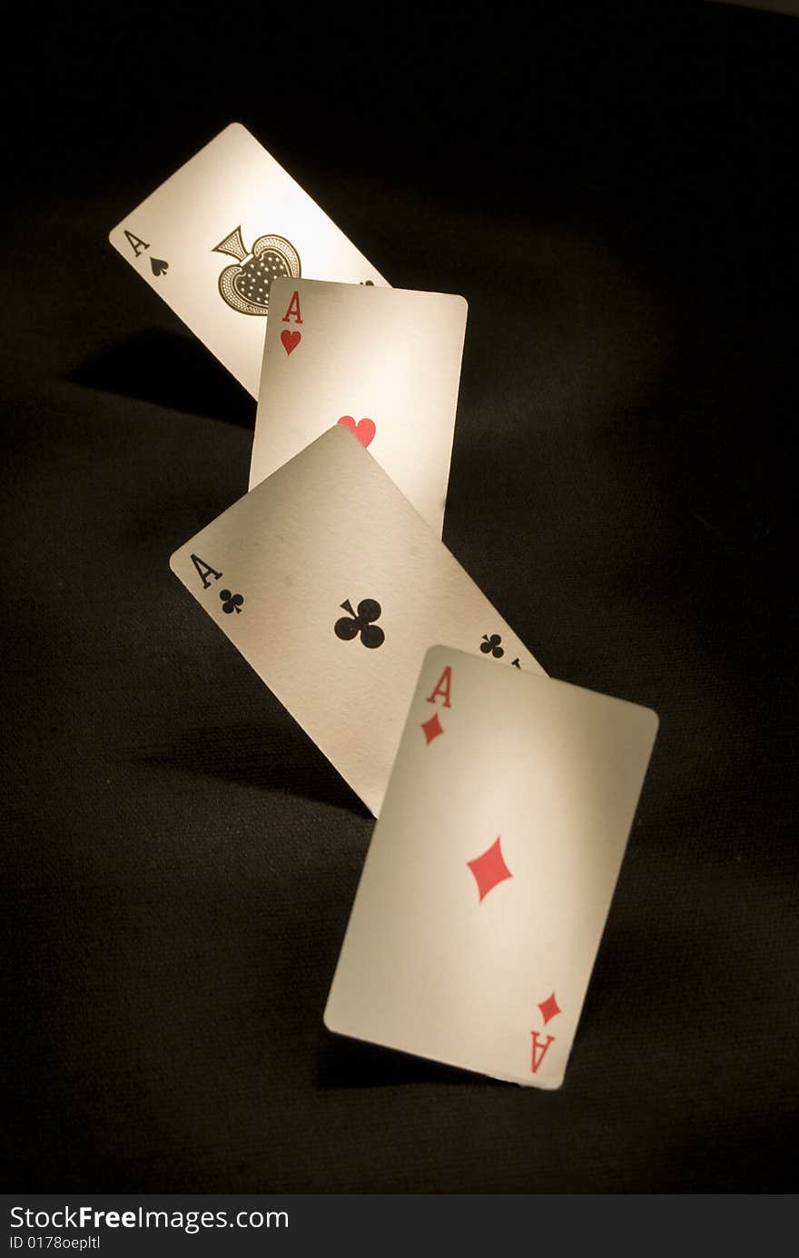 All the ace's, what a hand. All the ace's, what a hand