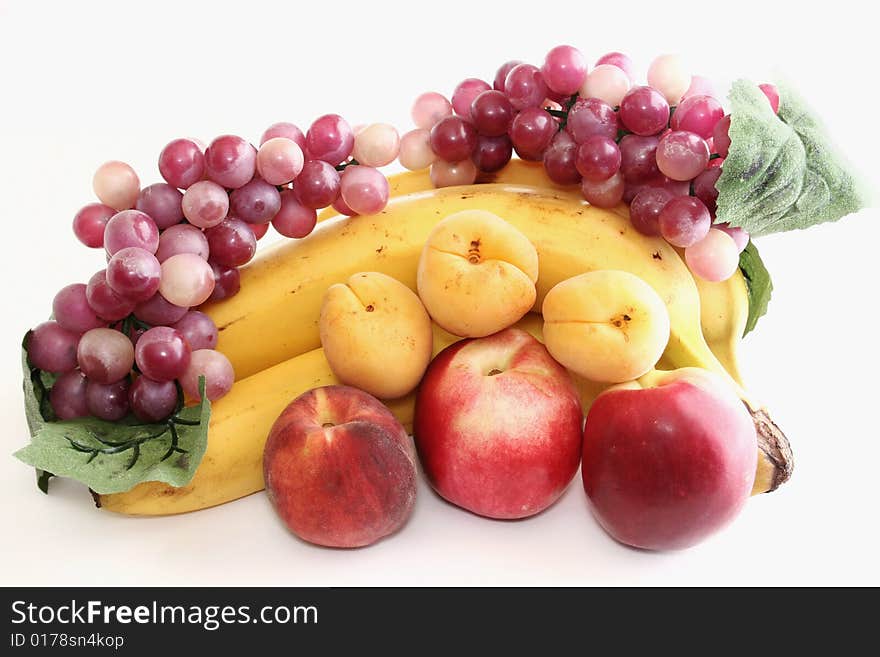 A composition of mature fruits