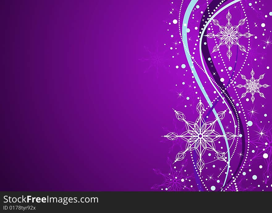 Abstract Christmas background. Vector Illustration.