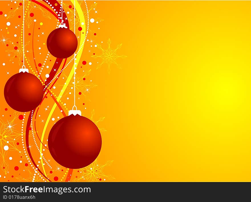 Abstract Christmas background. Vector Illustration.