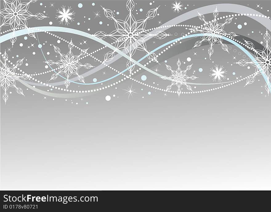 Abstract Christmas background. Vector Illustration.