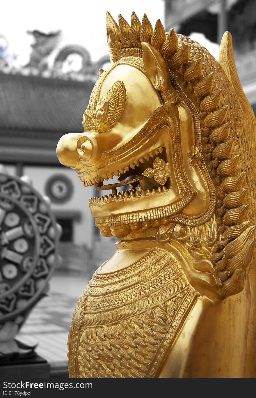 Thai Oriental Golden Lion