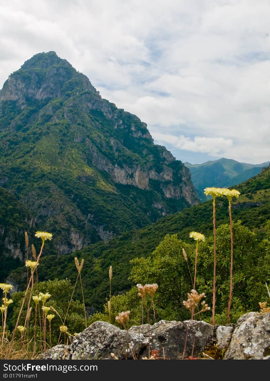 Rugged Mountain Landscape