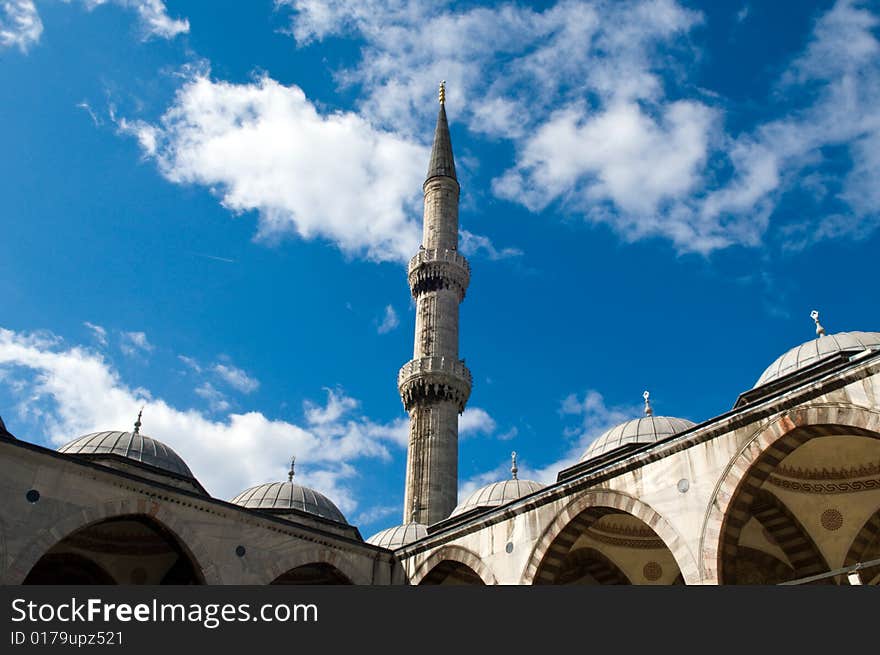 The bleu mosque is one of several mosques known as the Blue Mosque for the blue tiles adorning the walls of its interior. It was built between 1609 and 1616, during the rule of Ahmed I.