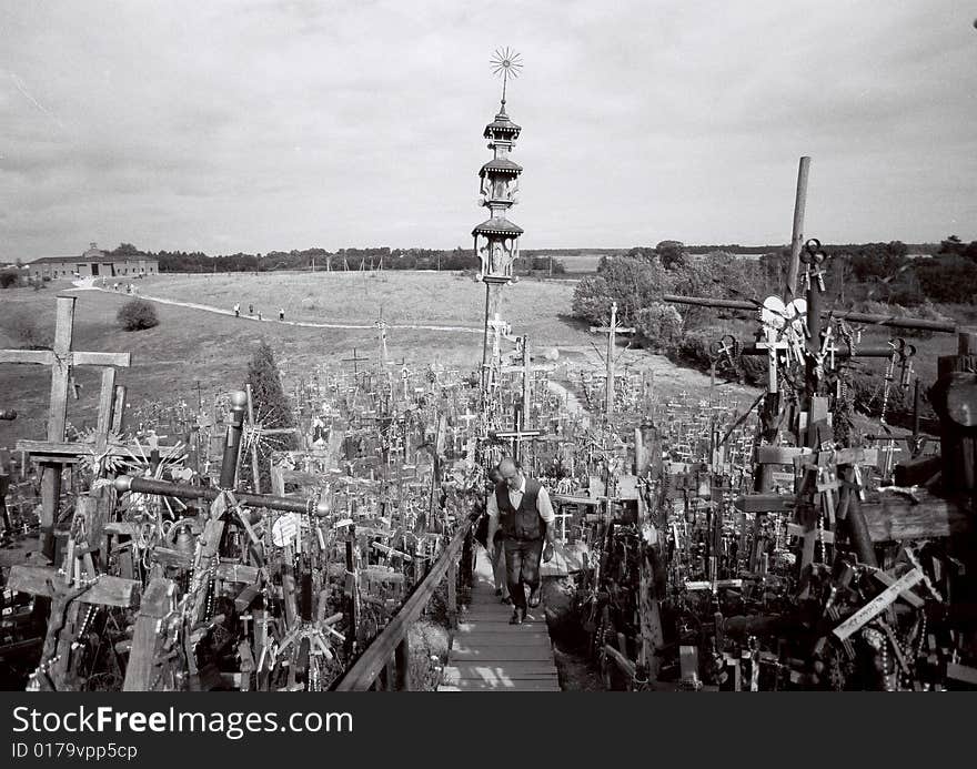 The Hill of Crosses is a site of pilgrimage about 12 km north of the city of Šiauliai, in northern Lithuania.