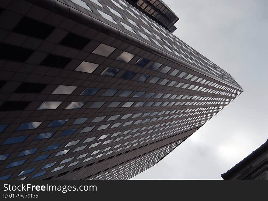 This is a shot of a building in the financial district in Columbus, Ohio. This is a shot of a building in the financial district in Columbus, Ohio.