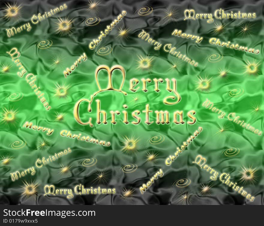 Christmas background green