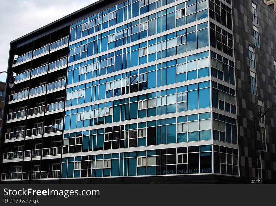 This is a shot of a building in the financial district in Columbus, Ohio. This is a shot of a building in the financial district in Columbus, Ohio.