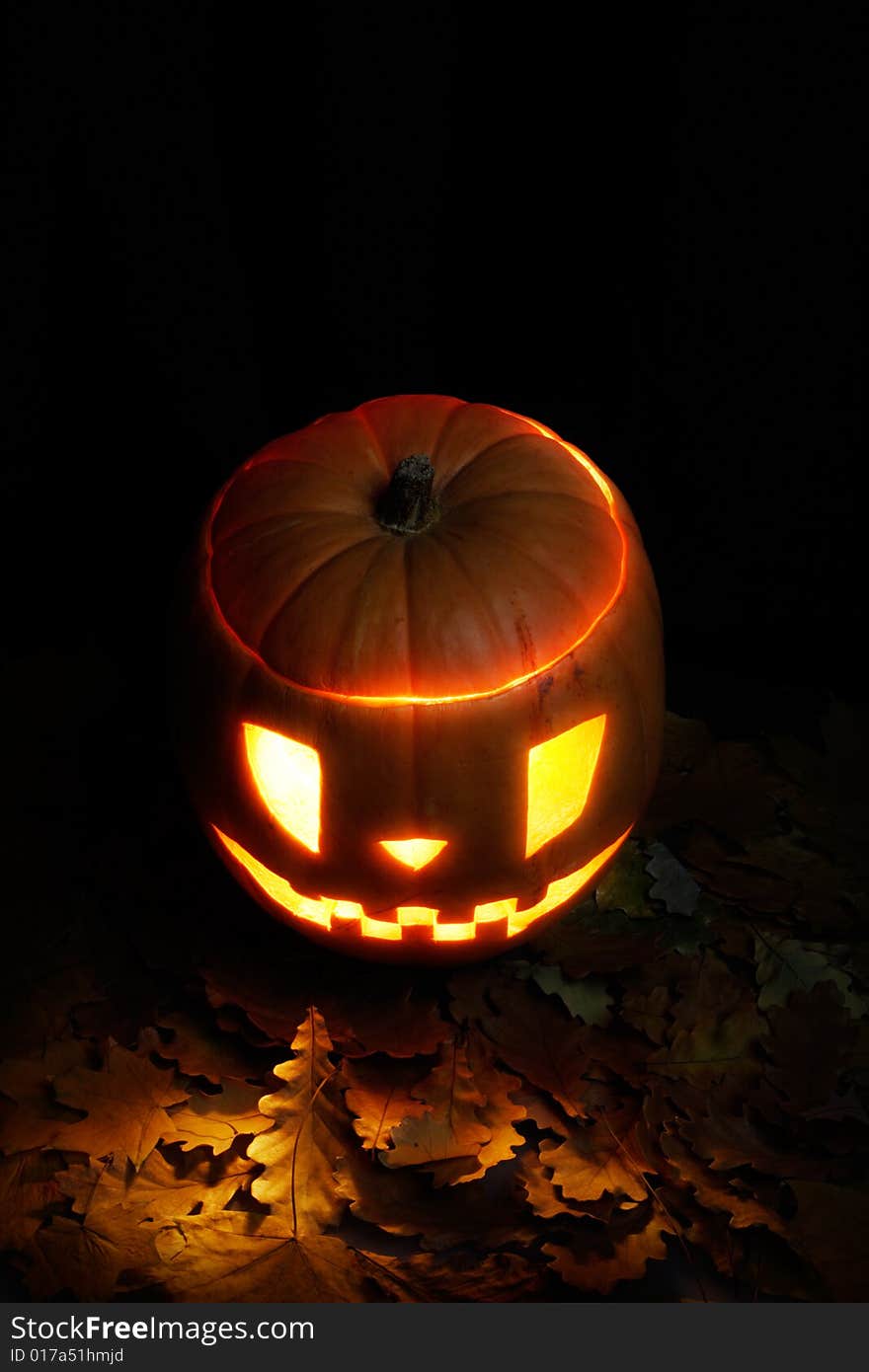 Halloween background: Jack o lantern. Halloween background: Jack o lantern.