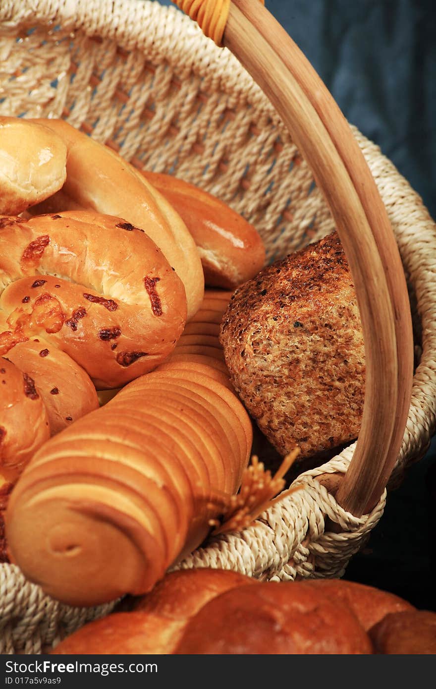 Bakery foodstuffs. Shot in a studio. Bakery foodstuffs. Shot in a studio.