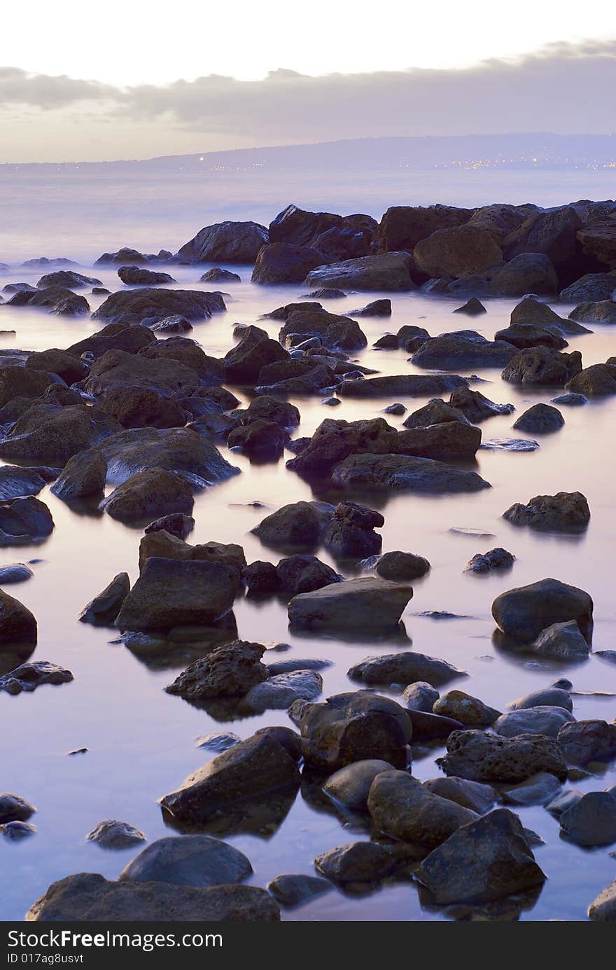 A relaxant landscape of stone's sea. A relaxant landscape of stone's sea