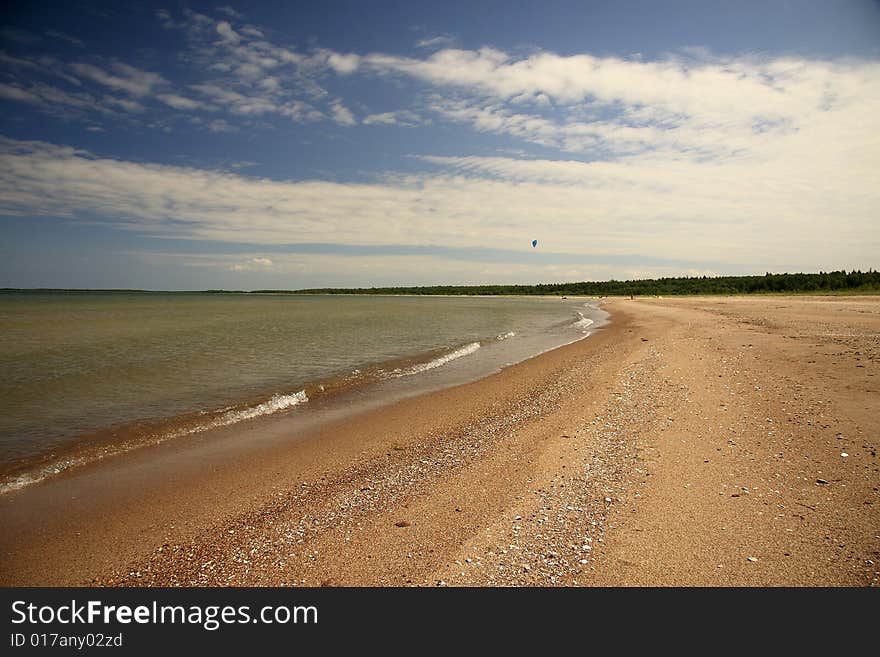 The coast in Hiiumaa, Estonia