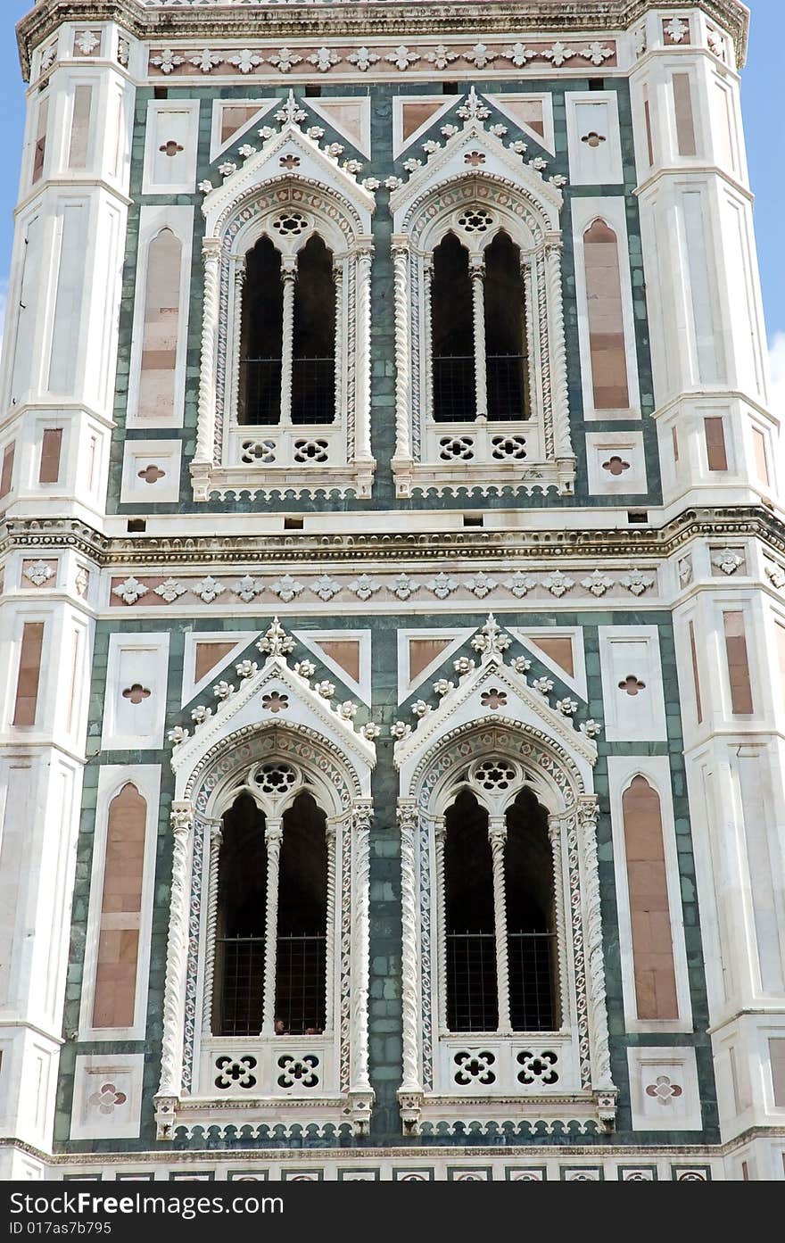 Detail bell tower Florence