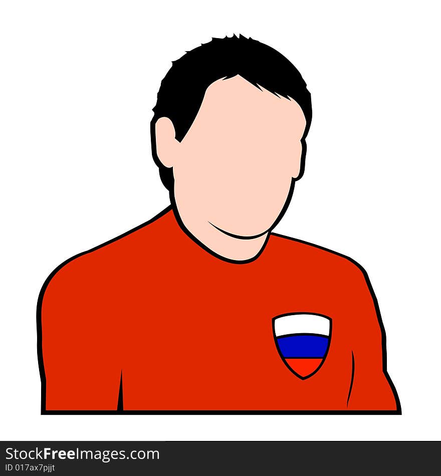 Russian Football Player