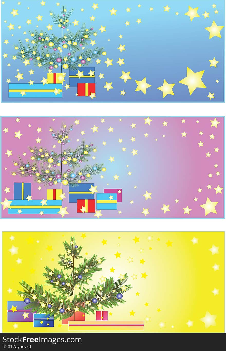 Christmas Tree In Card