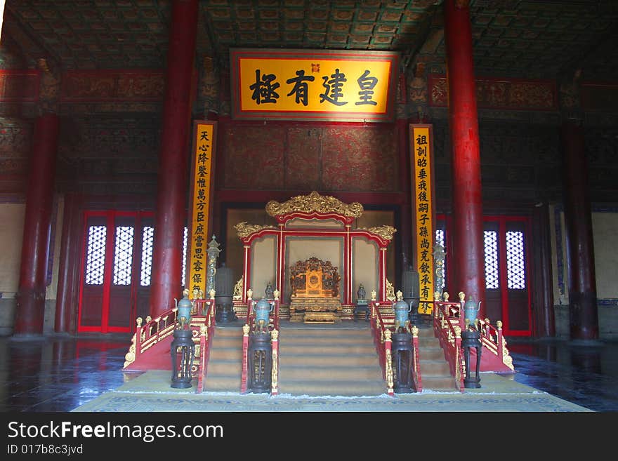 Emperor, king, live, building, life, Lion statue by the forbidden city building. Emperor, king, live, building, life, Lion statue by the forbidden city building