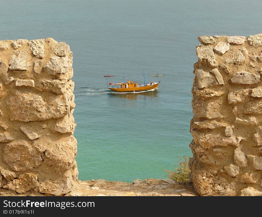 Boat Seen From Sagre S Fortress