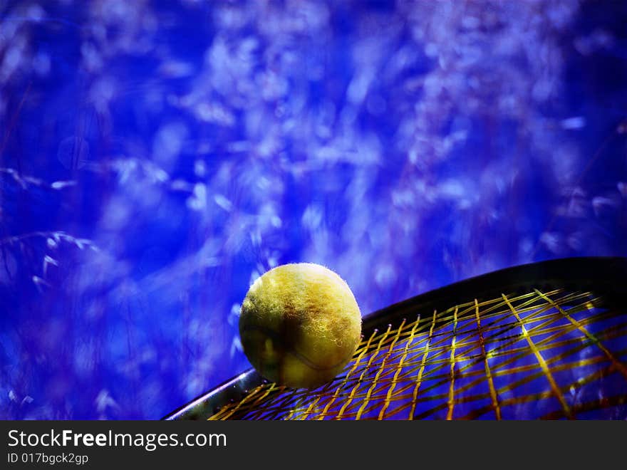 Tennis Ball And Racket