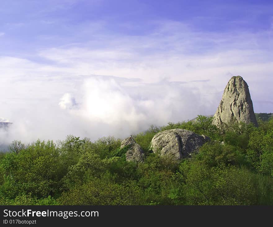 A Devilish fingers in Crimea - mystical place