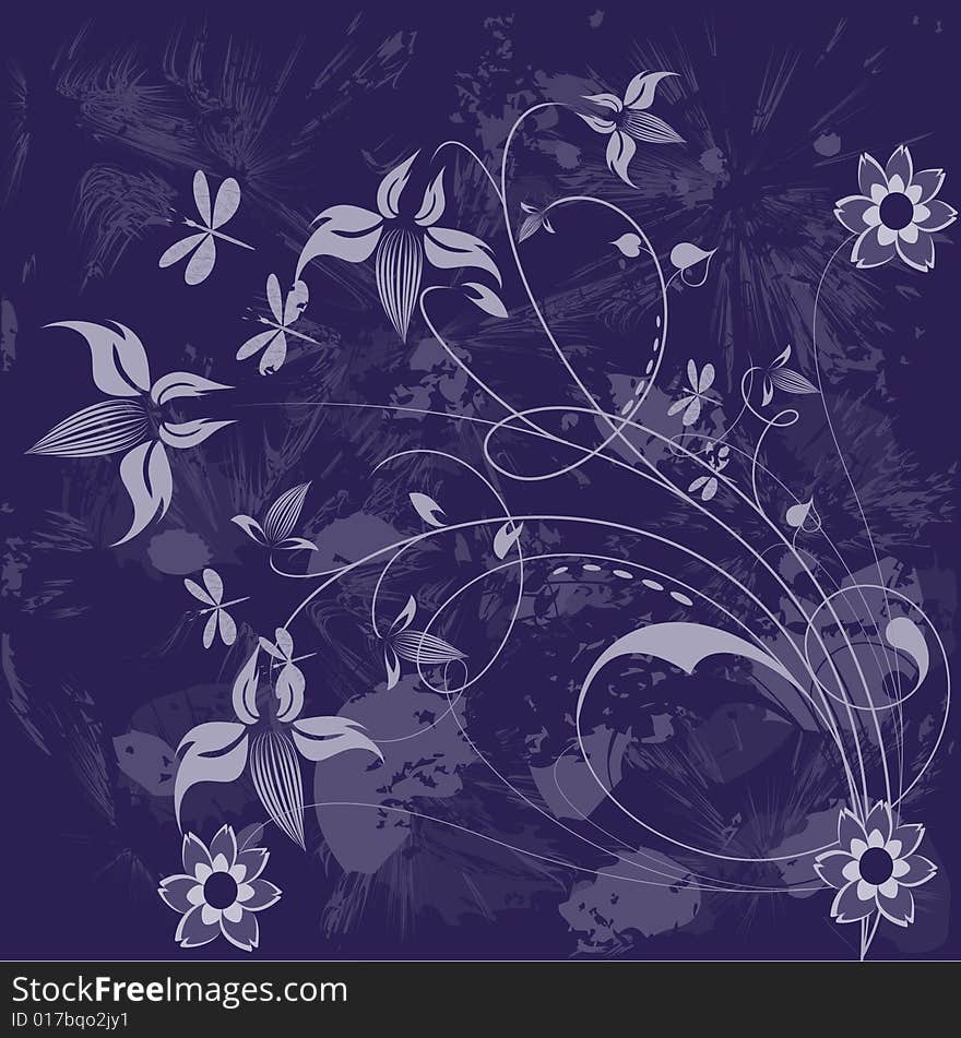 Floral background.