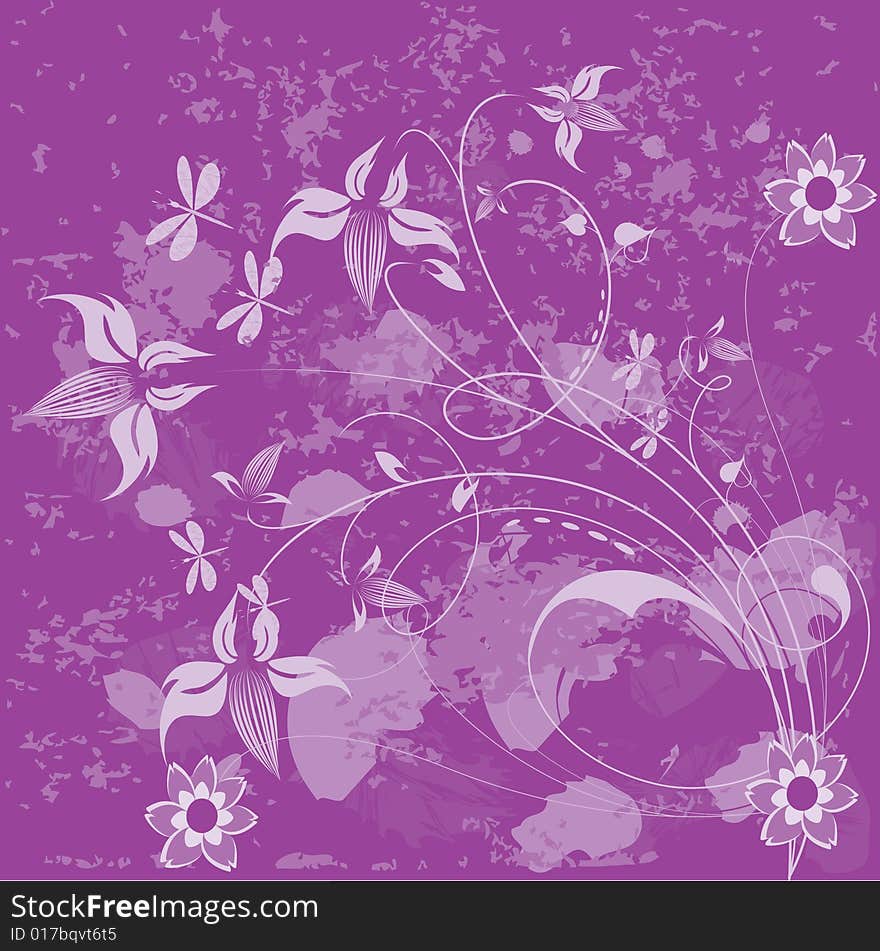 Floral background.