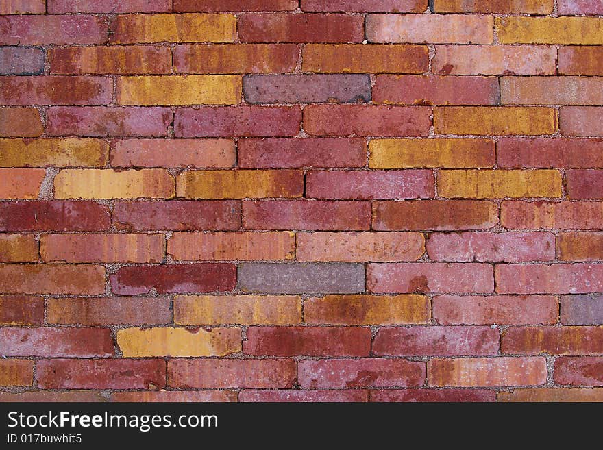 Colorful bricks pavement background texture. Colorful bricks pavement background texture