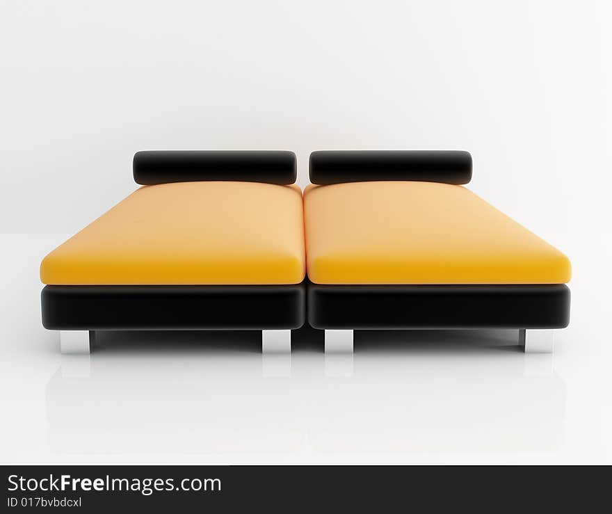 Two velvet sofa