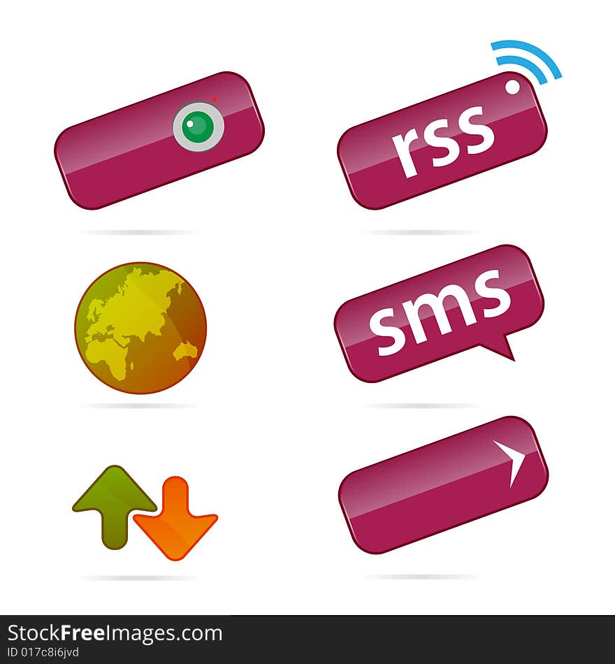 Web and Communication icons.