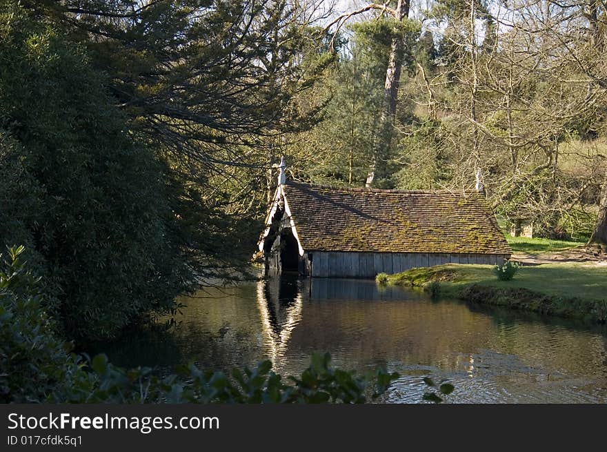 Scotney Castle Boathouse