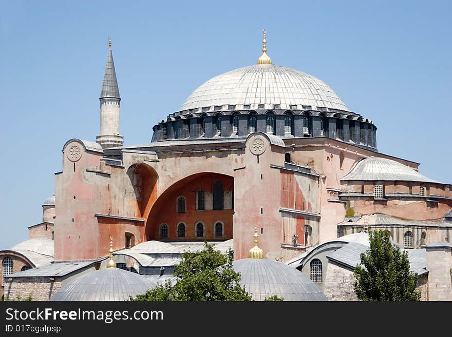 Famous Hagia Sophia landmark in Istanbul