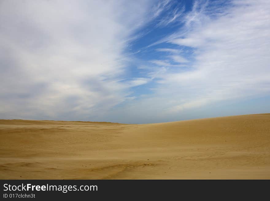 Sahara? Not really, this is Jockey's Ridge state park, Outer Banks, NC, USA. Sahara? Not really, this is Jockey's Ridge state park, Outer Banks, NC, USA.