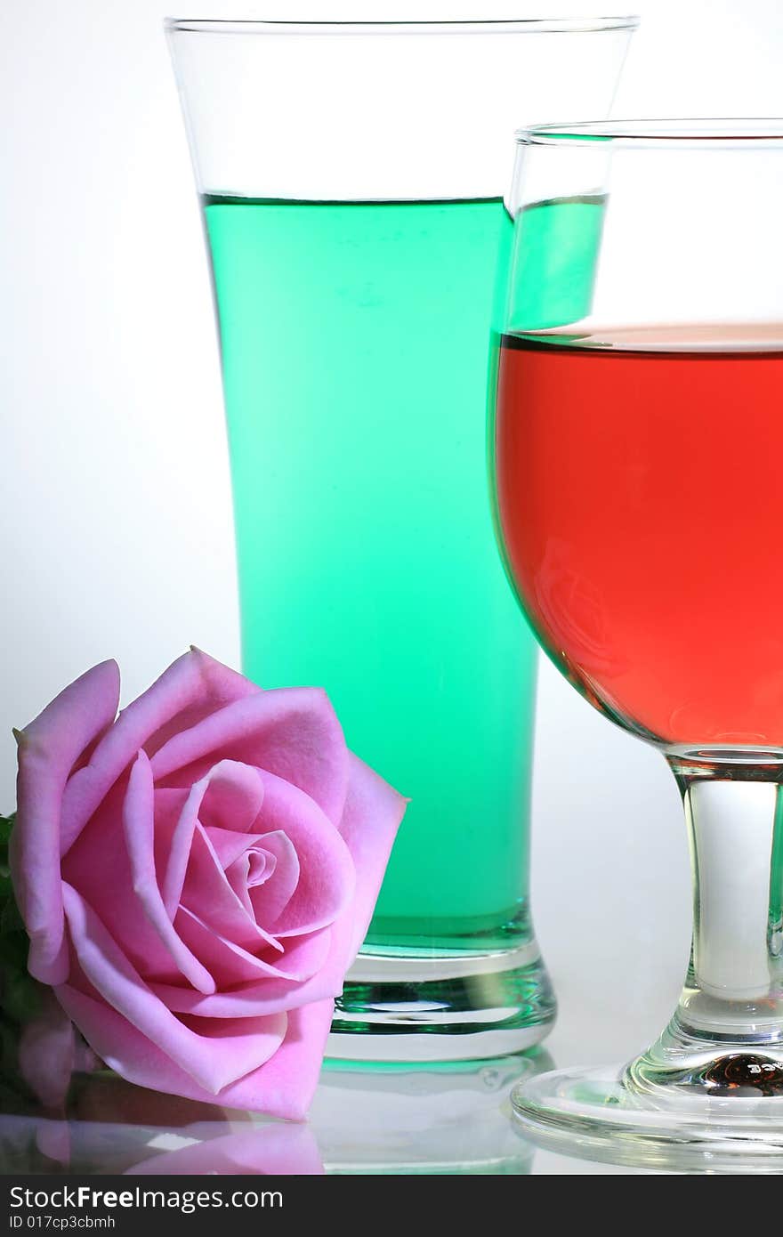 Rose With Glass